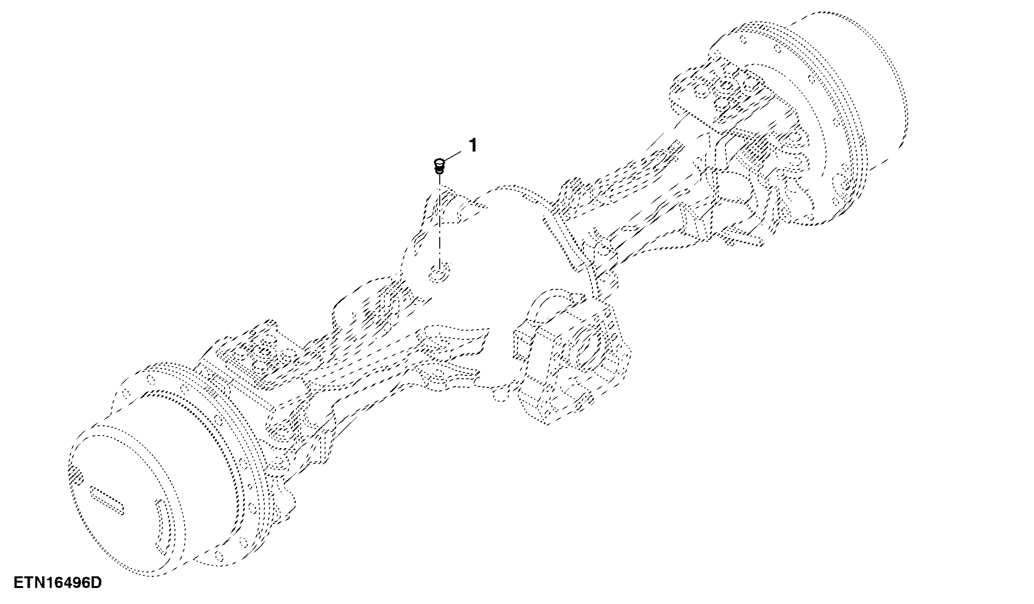 Oil Drain Plug, TLS™, W/ Differential Lock