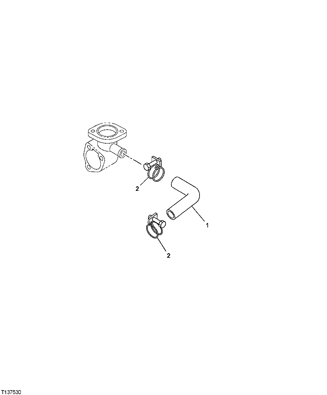 ENGINE WATER HOSE