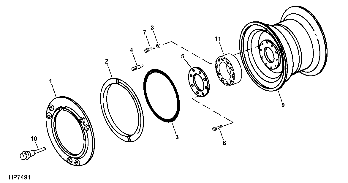 HIGH FLOATATION DRIVE WHEELS (PLANETARY FINAL DRIVE)