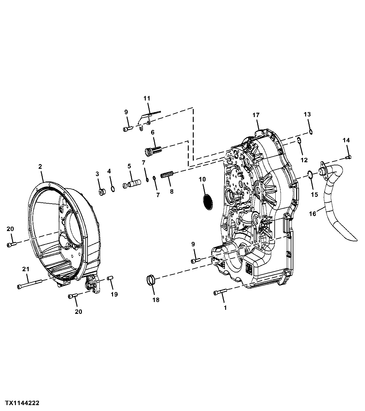 Transmission Front Housing and Torque Converter Cover