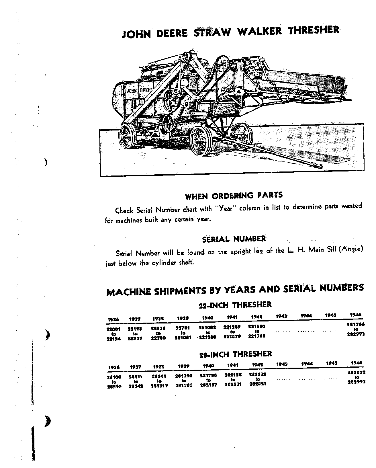 Straw Walker Thresher IDView