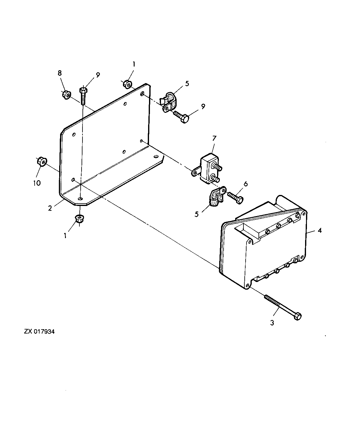 ELECTRONIC CONTROL UNIT (ECU) MOUNTING SUPPORT