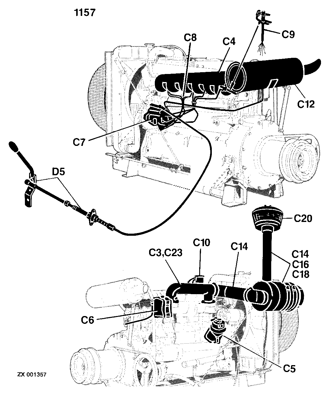 32 FUEL SYSTEM AND AIR INTAKE SYSTEM 6-CYL./1157