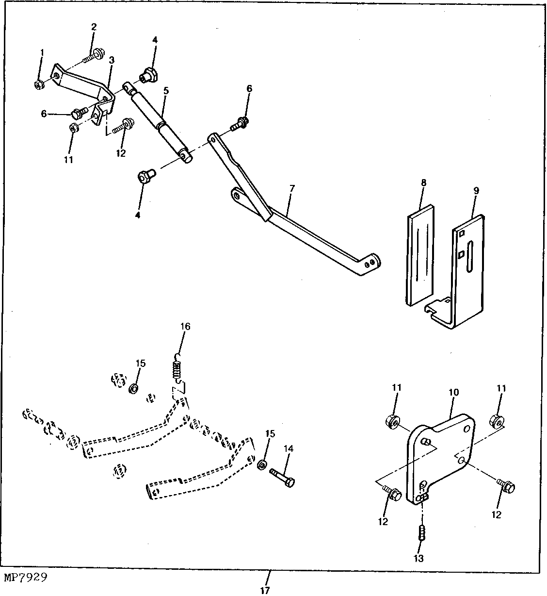 Hydrostatic Transmission Damper Control Kit (Optional) (477266 - 999000)