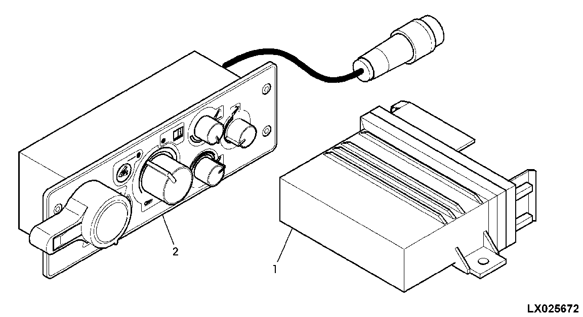 CONTROL LEVER FOR ELECTRONIC HITCH SENSING (EHS)