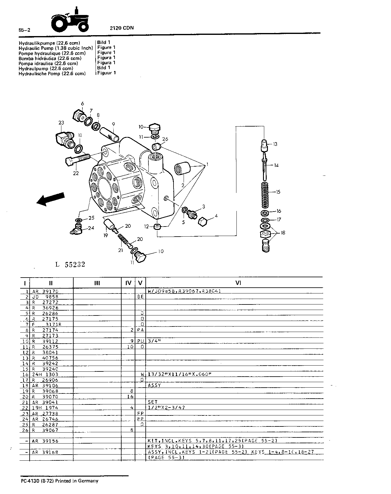 Hydraulic Pump (1.38 Cubic Inch)