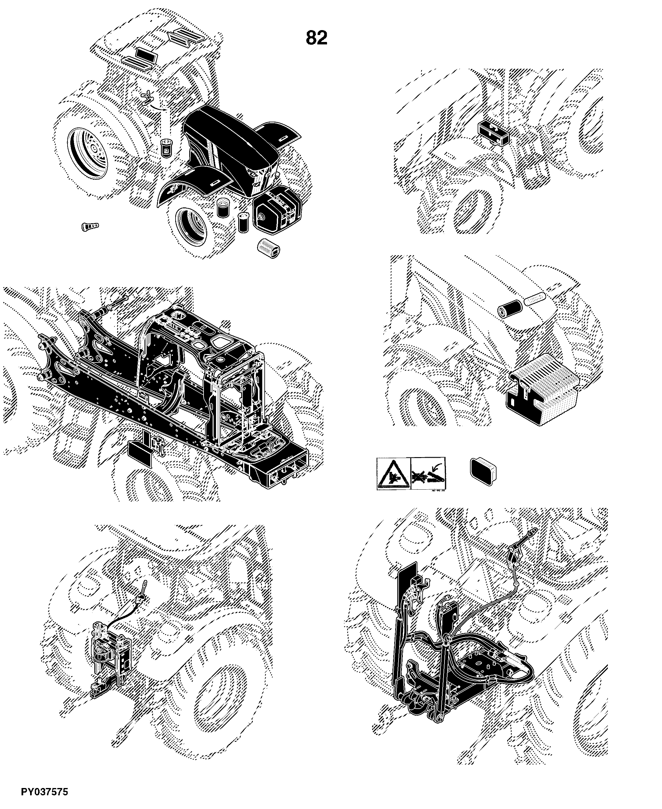 6090RC Tractor (Europe Edition, Engine SN: 4045RXXXXXX)(Interim Tier 4)
