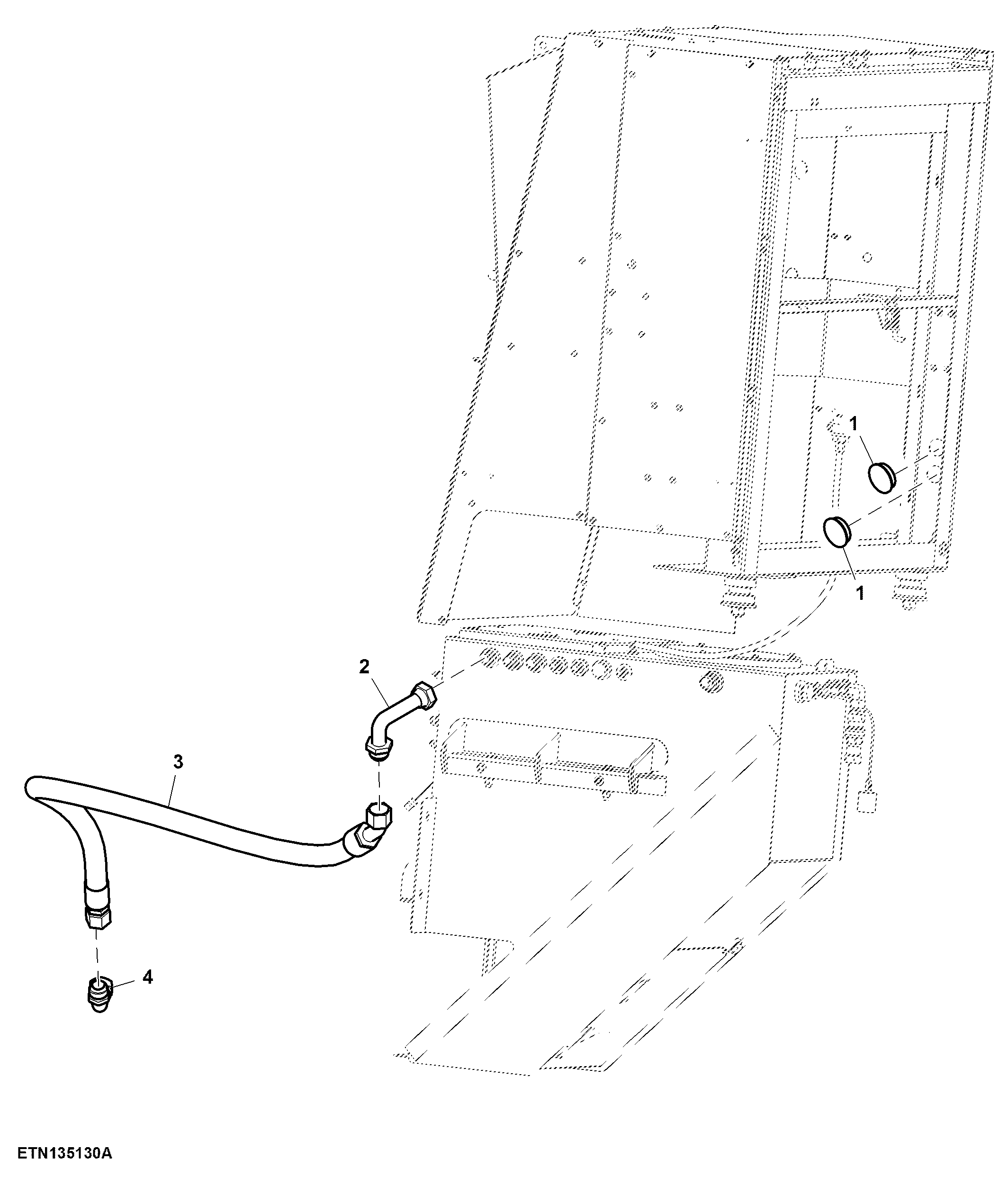 Hose, Hydraulic Tank