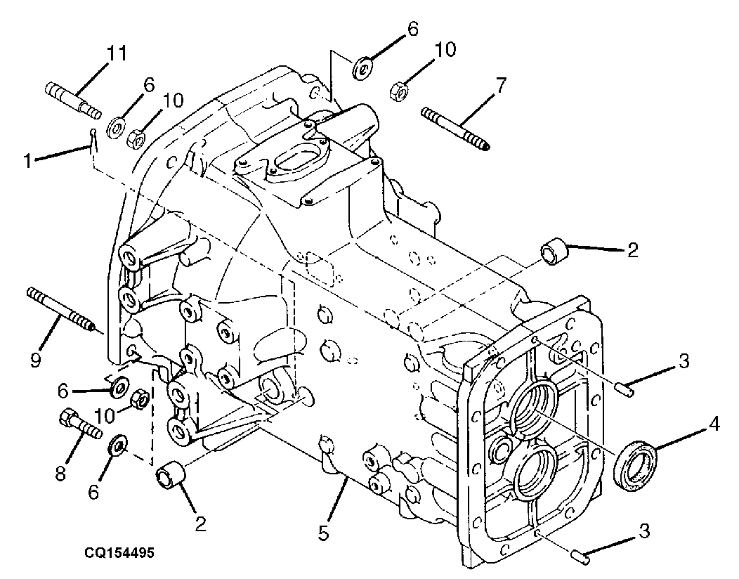 CLUTCH HOUSING (COLLARSHIFT OR SYNCSHUTTLE™ TRANSMISSION)