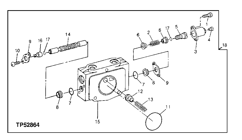 Sixth Function Manual Valve Kit (Swing Section)