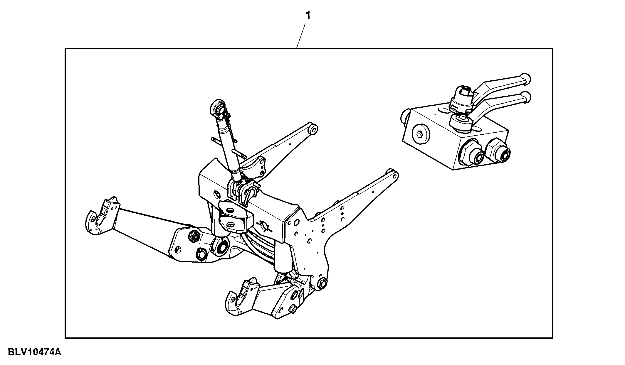 Attachment, Front-Hitch Mount Parts