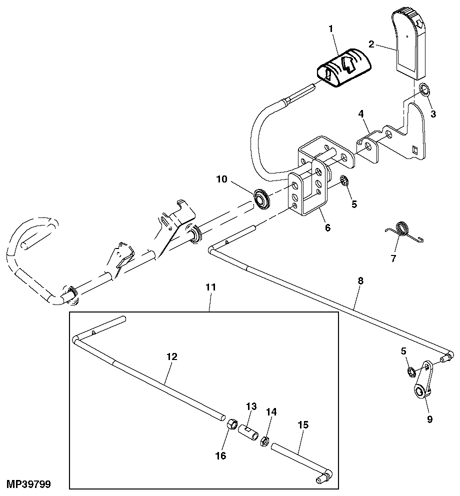 Forward And Reverse Pedal And Linkage ( - 020000)