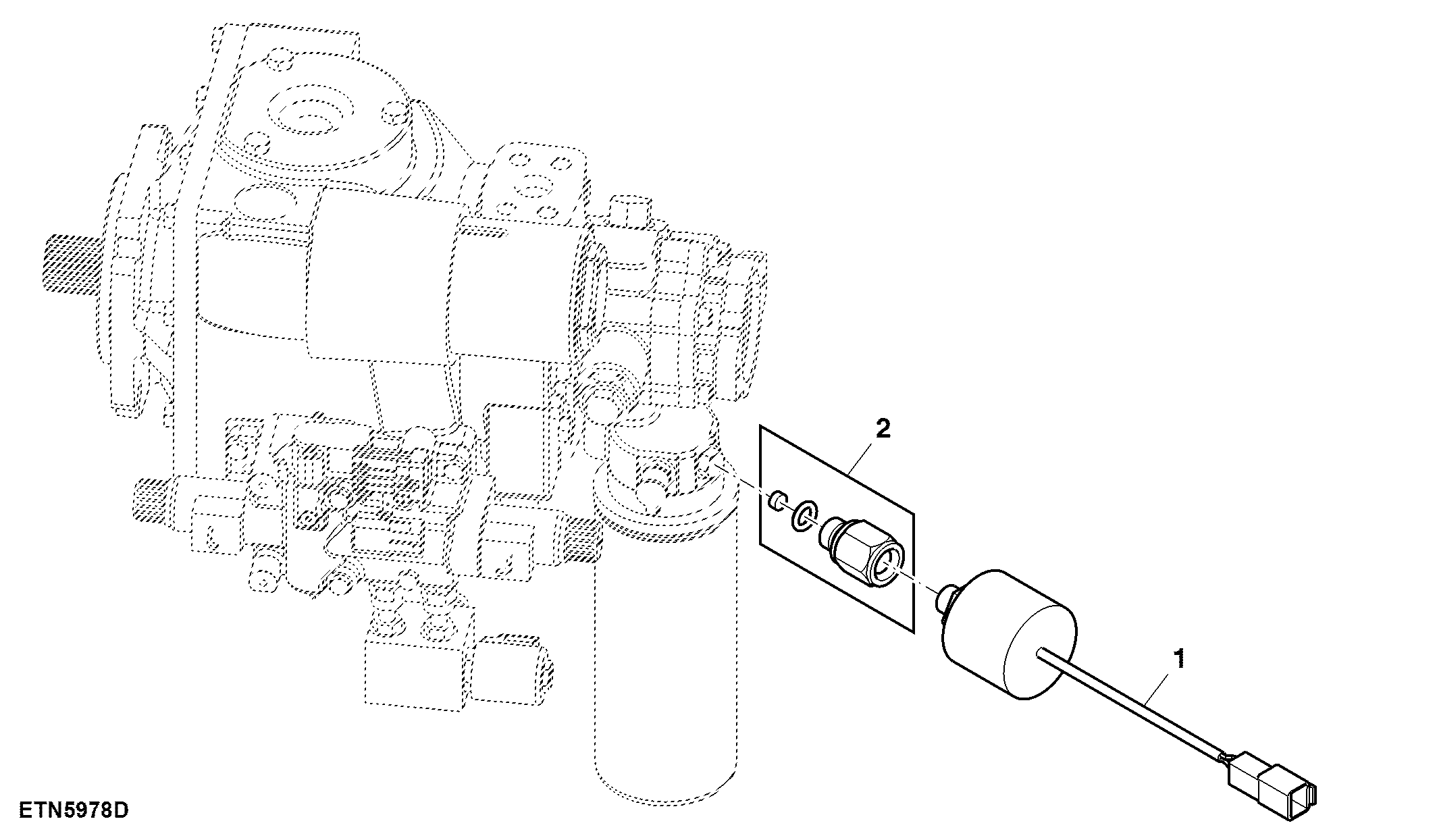 Hydrostatic Charge Pressure Switch, Non ProDrive™