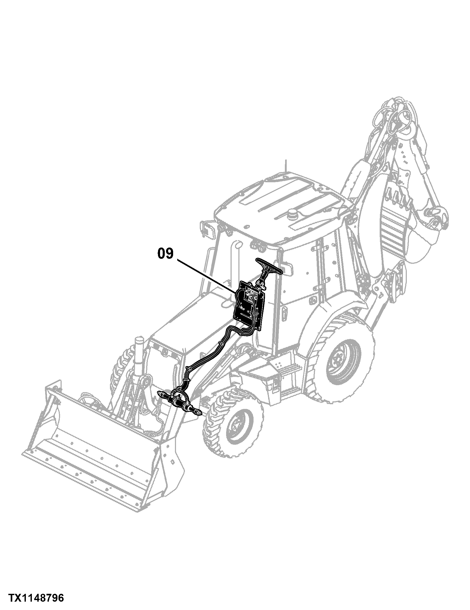310SK TC (TMC) Backhoe Loader (Engine 4045HT063,4045HT073)(PIN: 1T0310TK_ _E219607 - E270402)