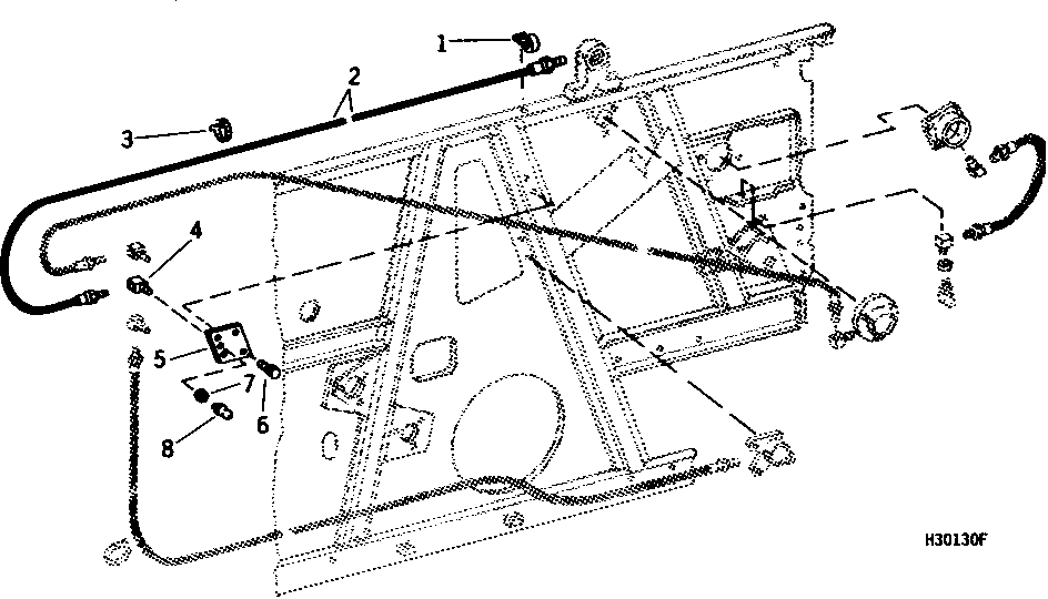 Primary Countershaft Lube Bank System (Right-Hand Side)