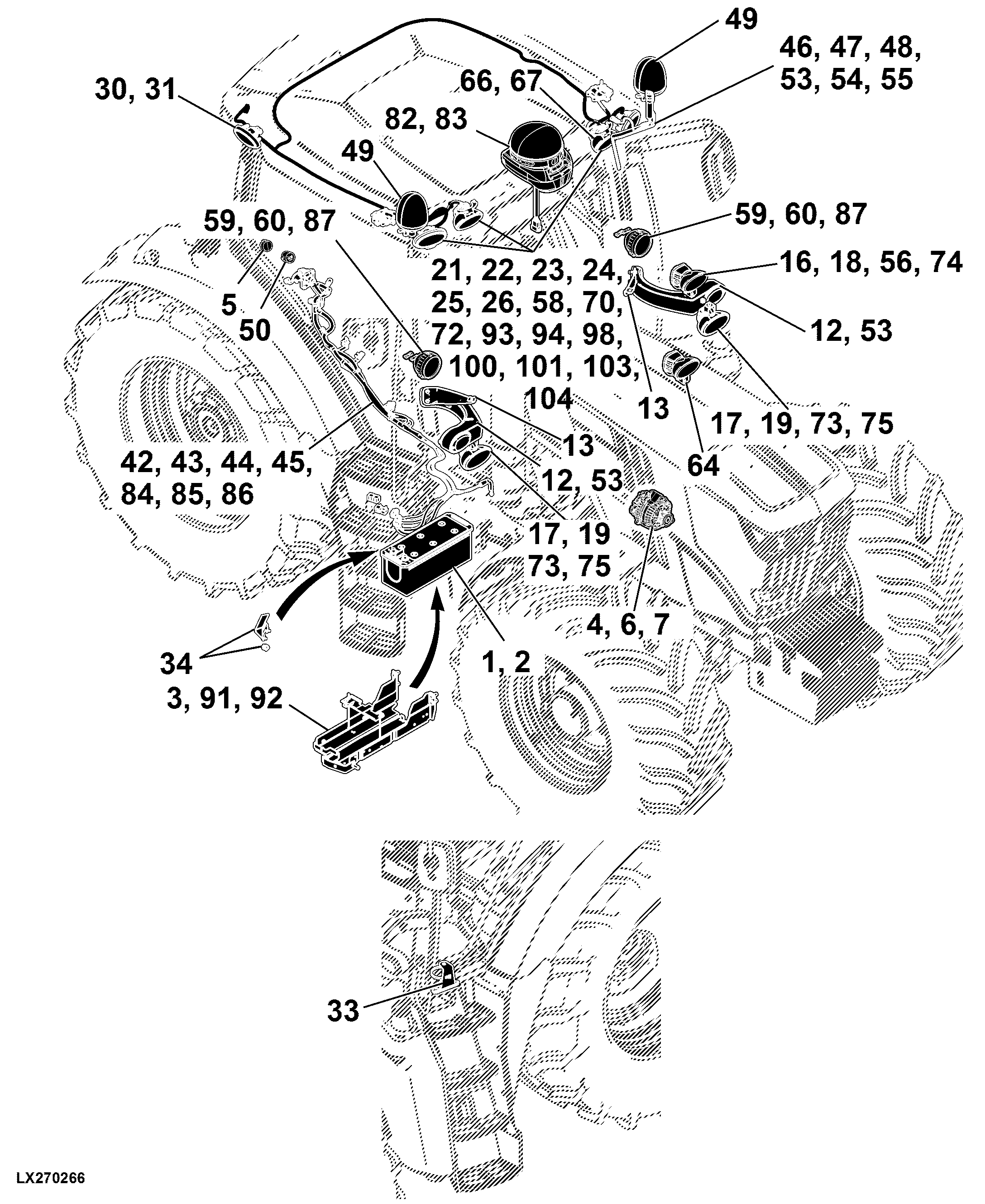 41 Electrical Components, Basic Equipment W/O Wiring Harnesses