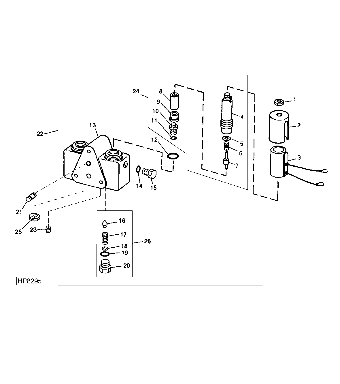 Solenoid Control Valve for Reel Lift / Variable and Cylinder Speed ( - 690300)