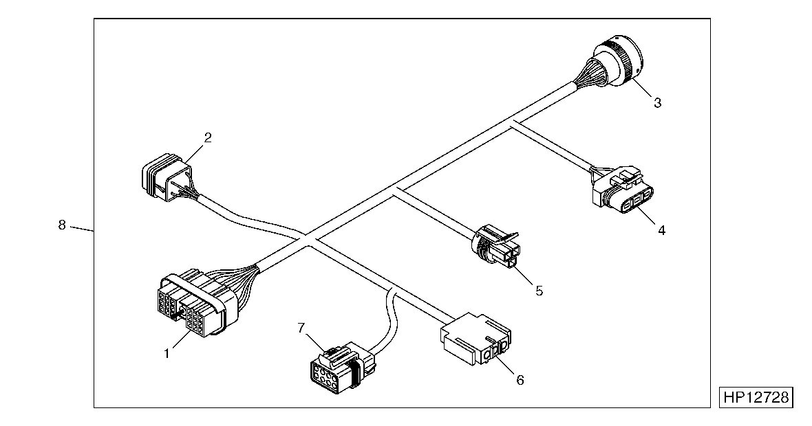 Vehicle Control Feedrate Wiring Harness ( - 715300)