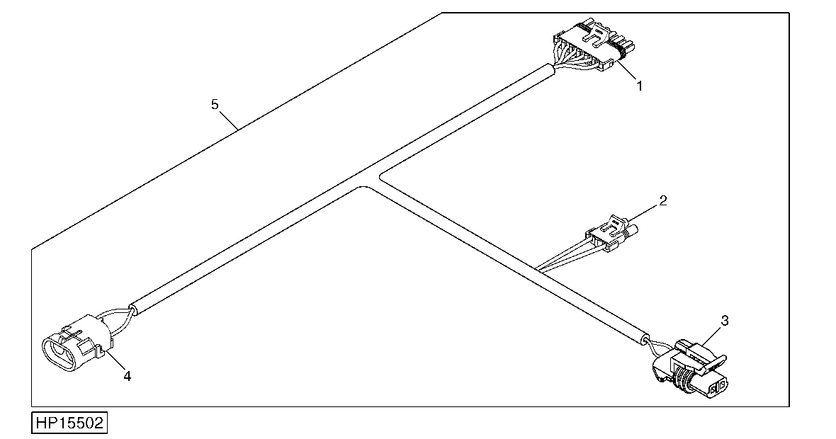 Ground Speed Wiring Harness Extension (20 and 25 KPH)