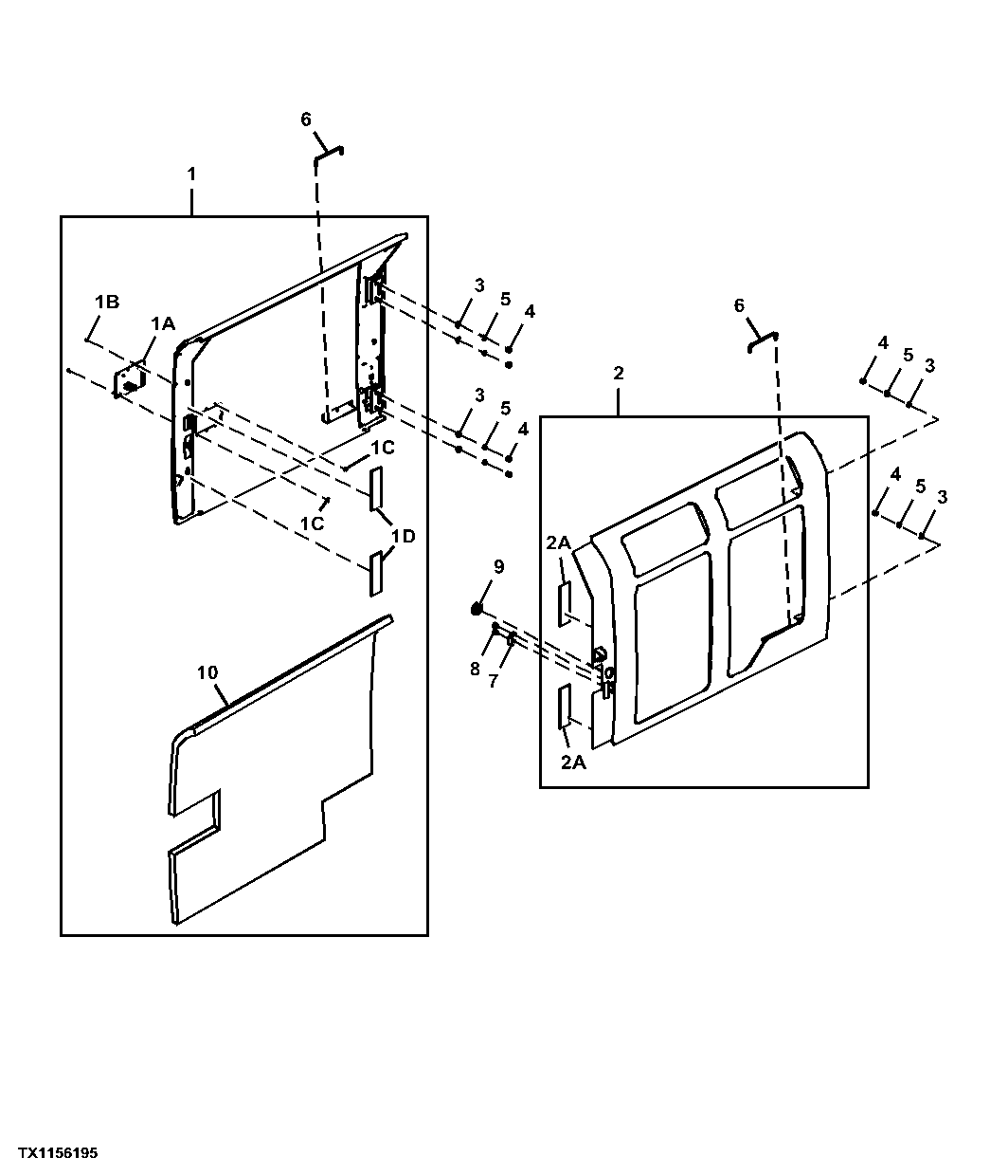 Cooling Package and Hydraulic Pump Compartment Doors