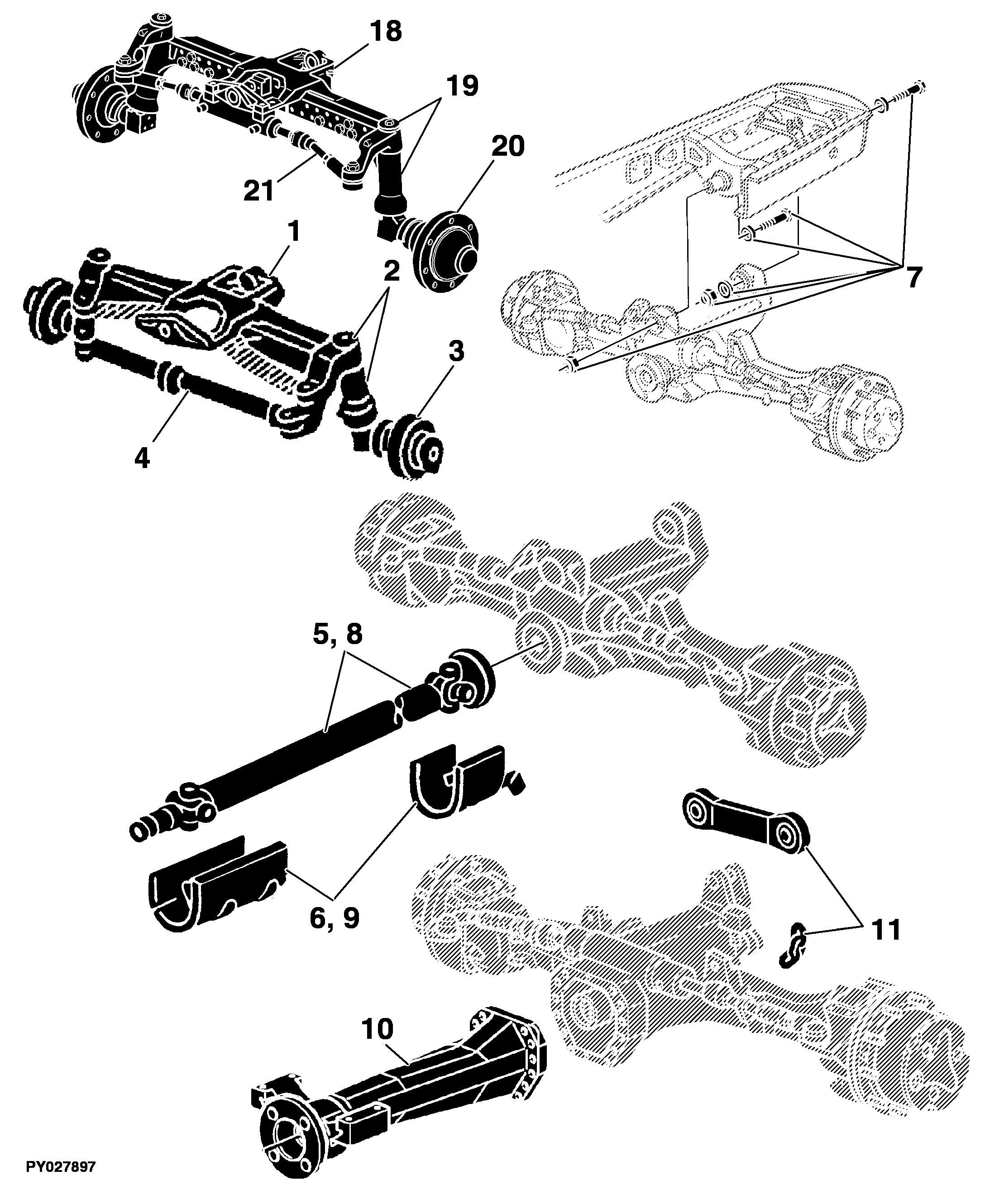 81 Accessories for MFWD Front Axles & 2WD Front Axles