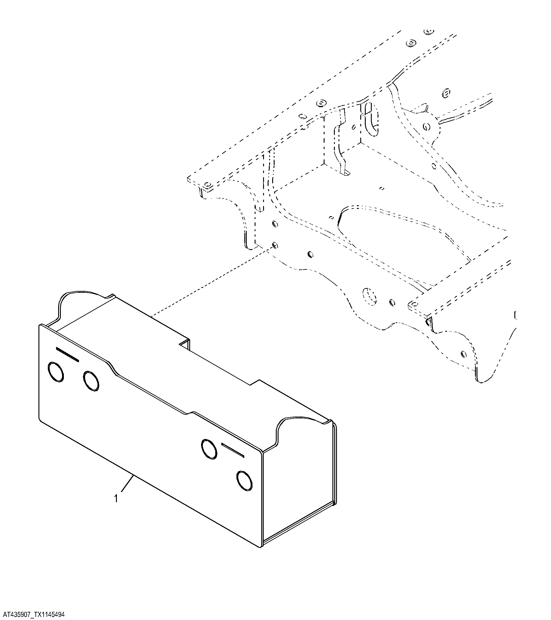 Front Counterweight Kit, 204.00 kg (450 lbs)