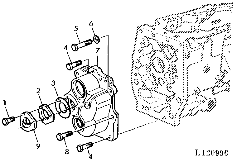 TRANSMISSION CASE/END COVER (SYNCHRONIZED TRANSMISSION)