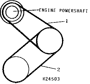 PROPULSION DRIVE BELTS (111901 - )