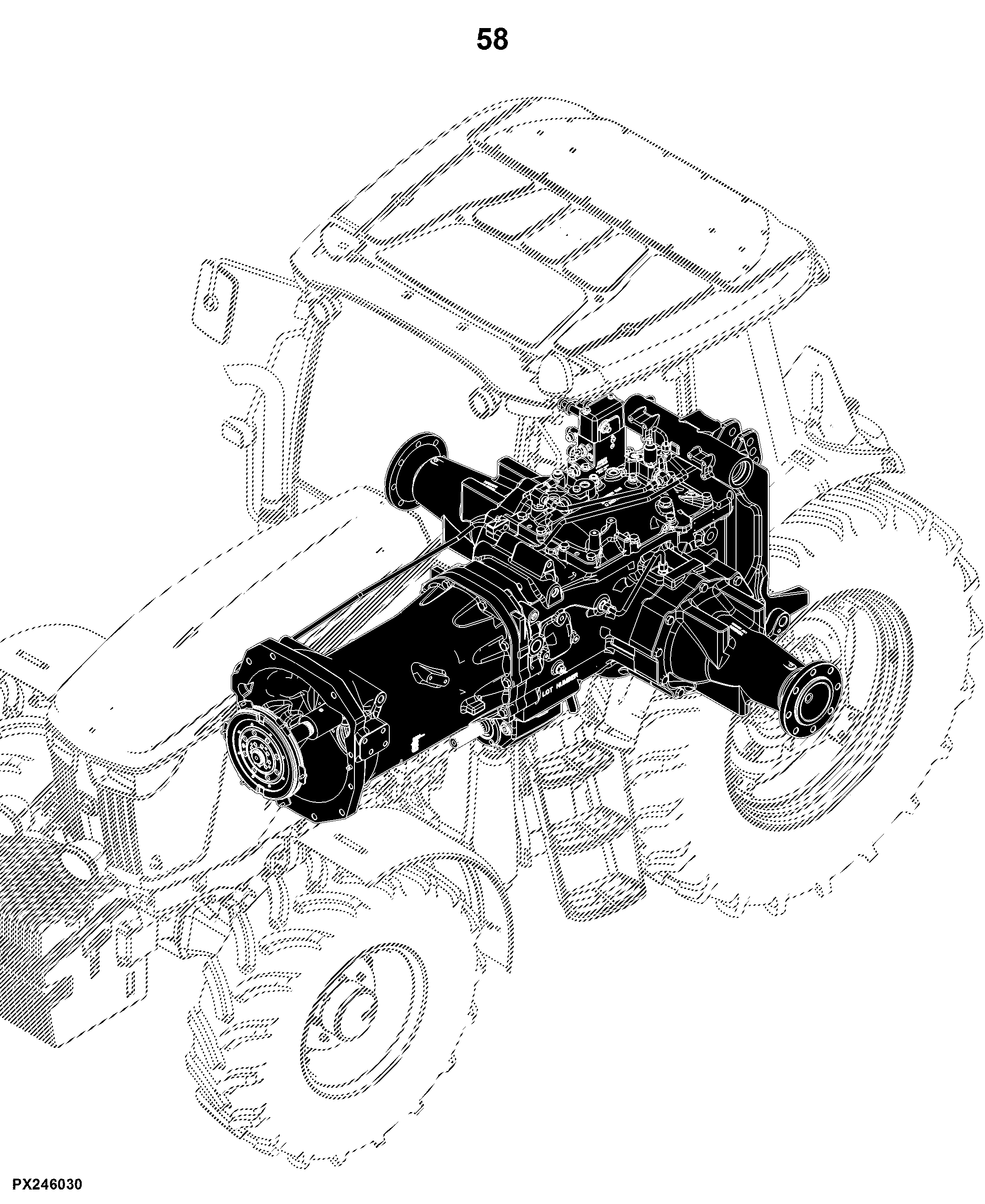 6110D (Tier 0) Tractor (S.N. -059999)(S.N. 060000- )(Worldwide Edition)