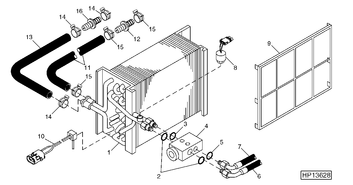 AIR CONDITIONING SYSTEM - EVAPORATOR HEATER