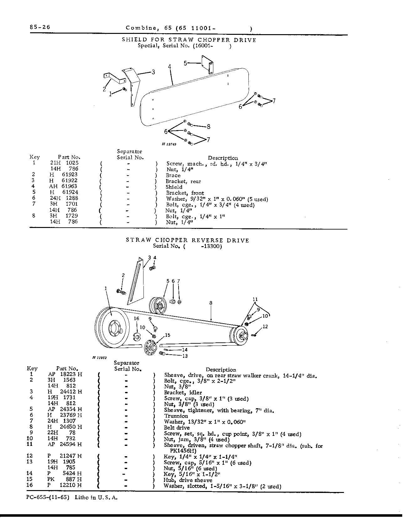 Drive Belts, Chains and Tighteners (Continued)