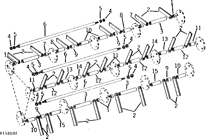 BLADES AND RODS (STRAW CHOPPER) (211800 - )