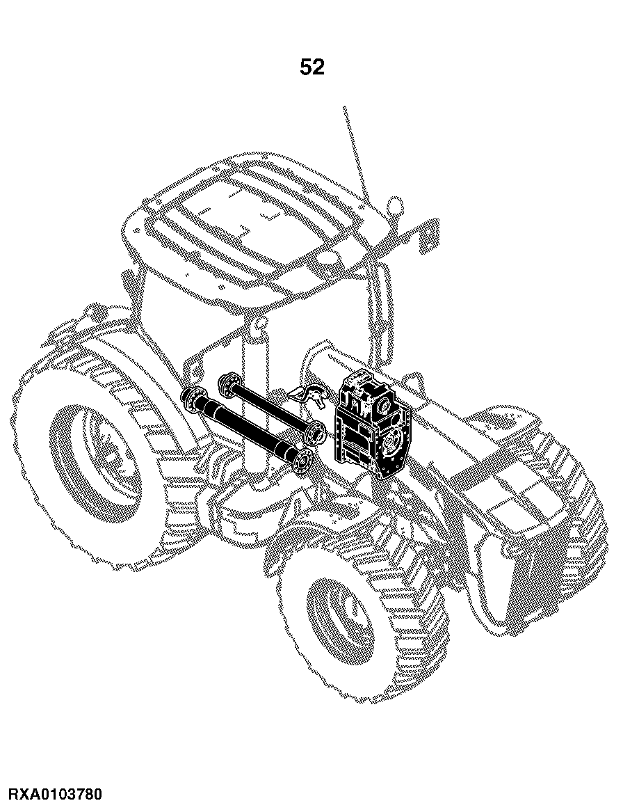 8245R Tractor (S.N. 000101 - 053099)(Worldwide)