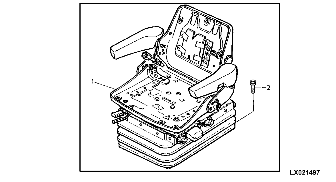 AIR COMFORT SEAT MSG95 (WITHOUT UPHOLSTERY)