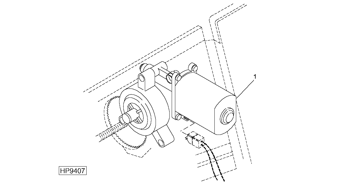 SEPARATOR FAN DRIVE ADJUSTING MOTOR