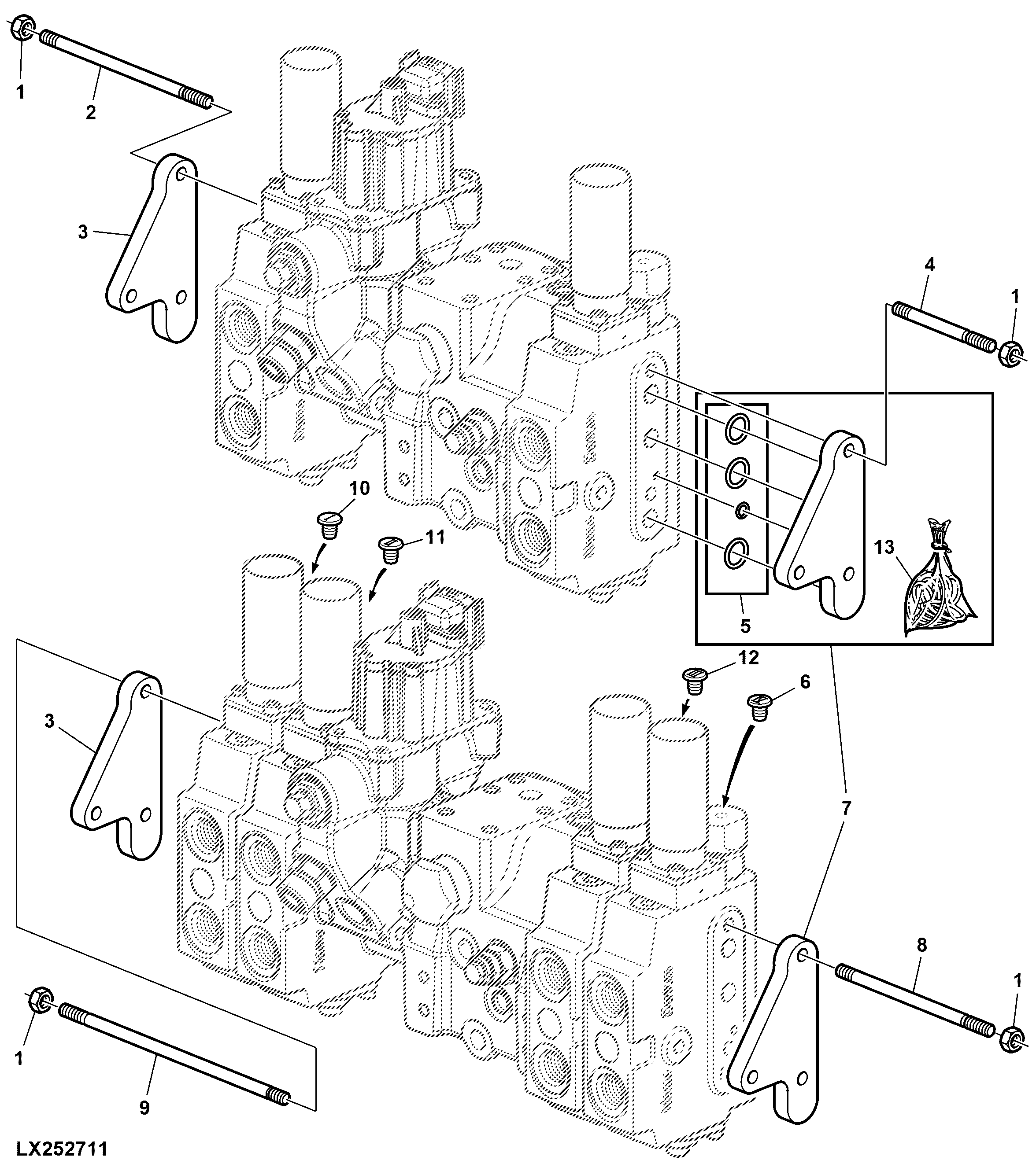Attaching Parts For Selective Control Valves