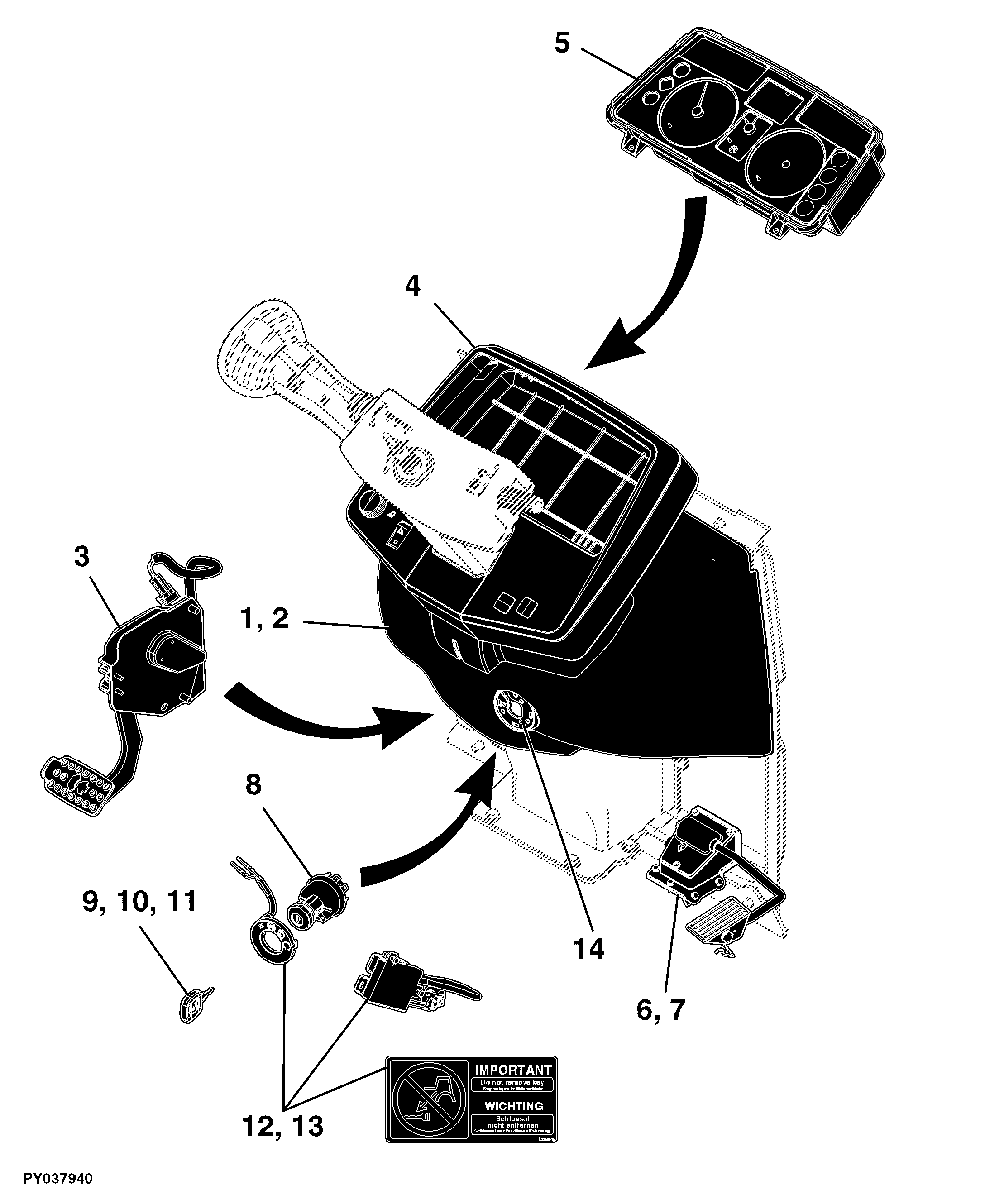 93 Operator's Station, Controls and Accessories