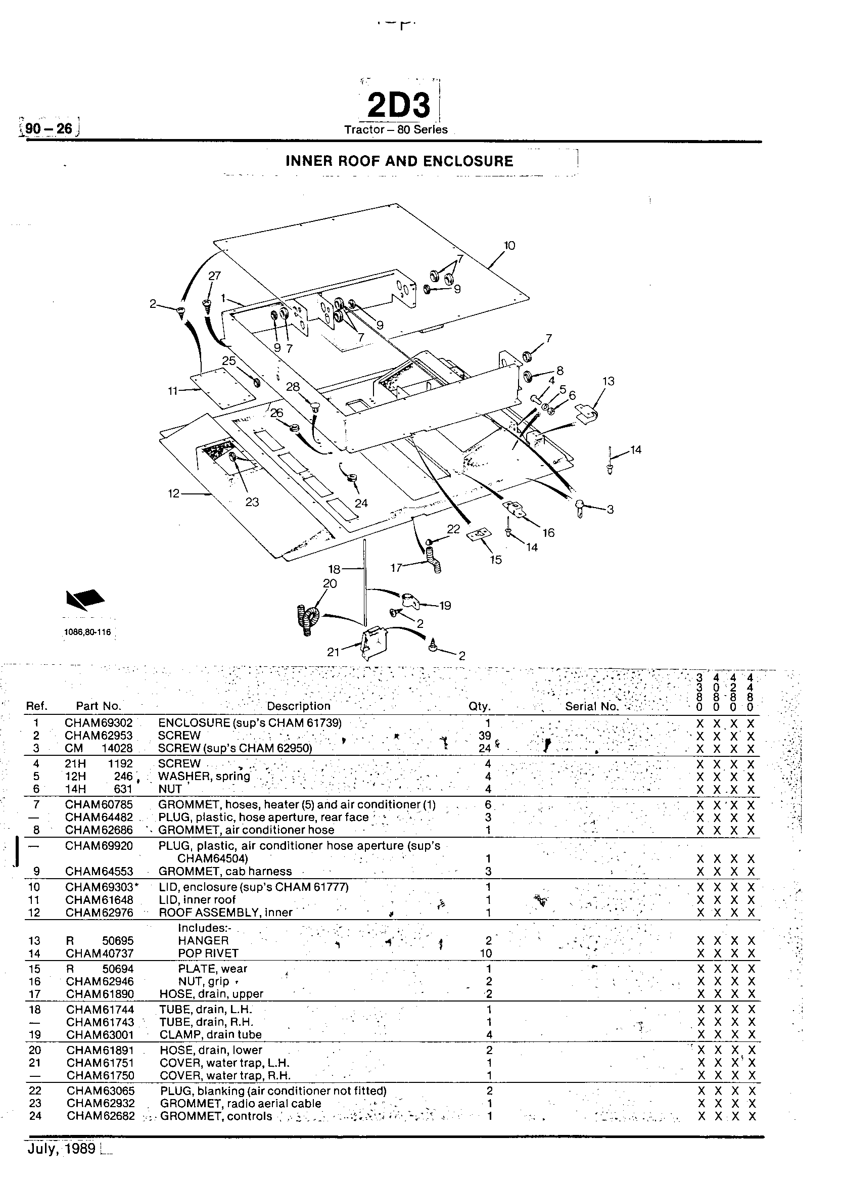 Operator Station Inner Roof and Enclosure