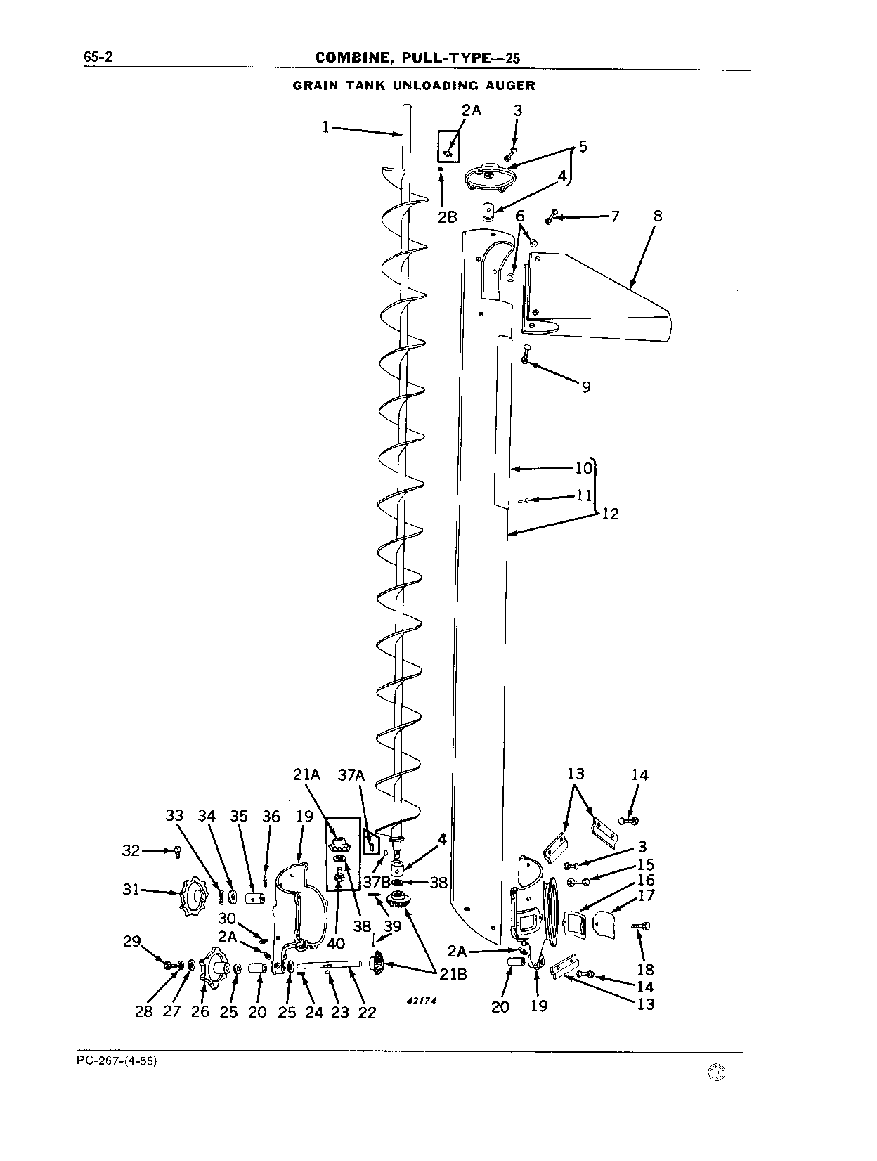 Auger, Grain Tank Unloading