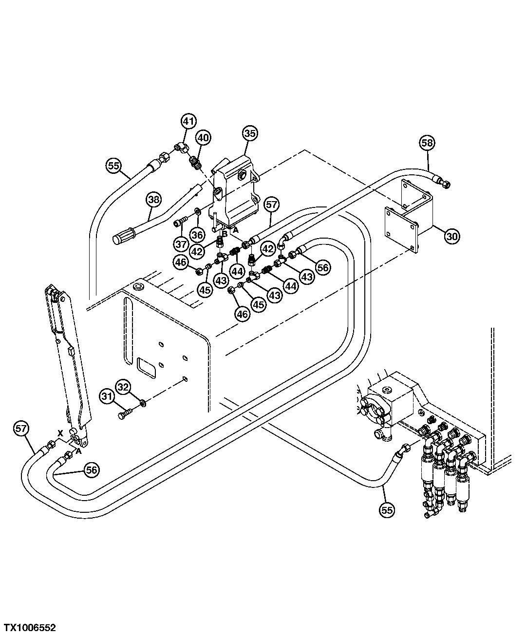 Operator Station Hydraulic Tilt And Gasket Kit