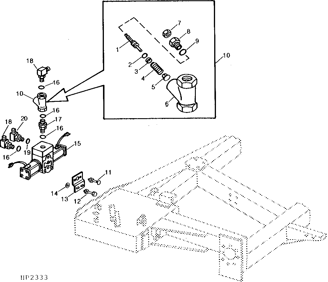 DIAL-A-MATIC VALVES, FITTINGS, AND BRACKETS (600001 - )