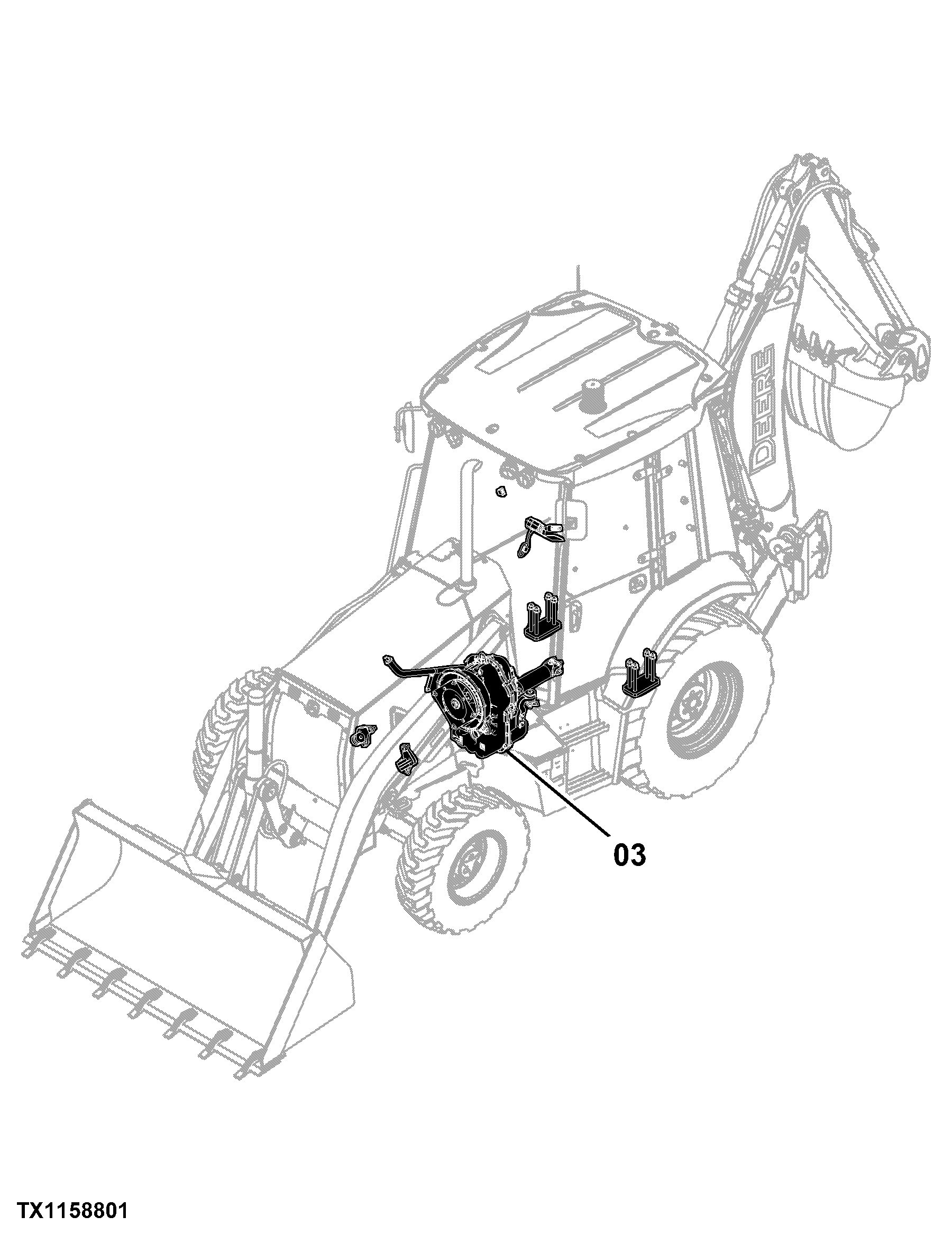 310K Backhoe Loader (Engine 4045TT096, 4045TBZ01)(PIN: 1BZ310KX_ _C000001- )