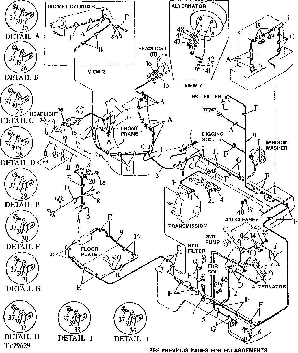Main Wiring Harness (Cab With Heater) ( - 000476)