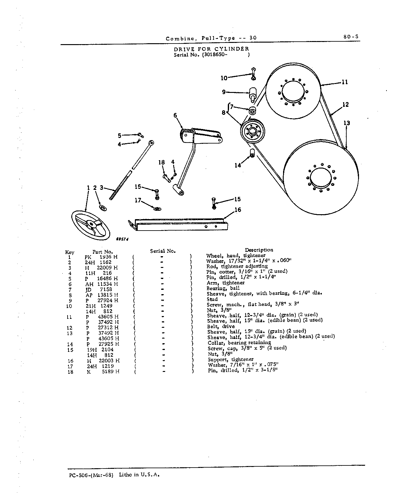 Cylinder Drive (Continued)