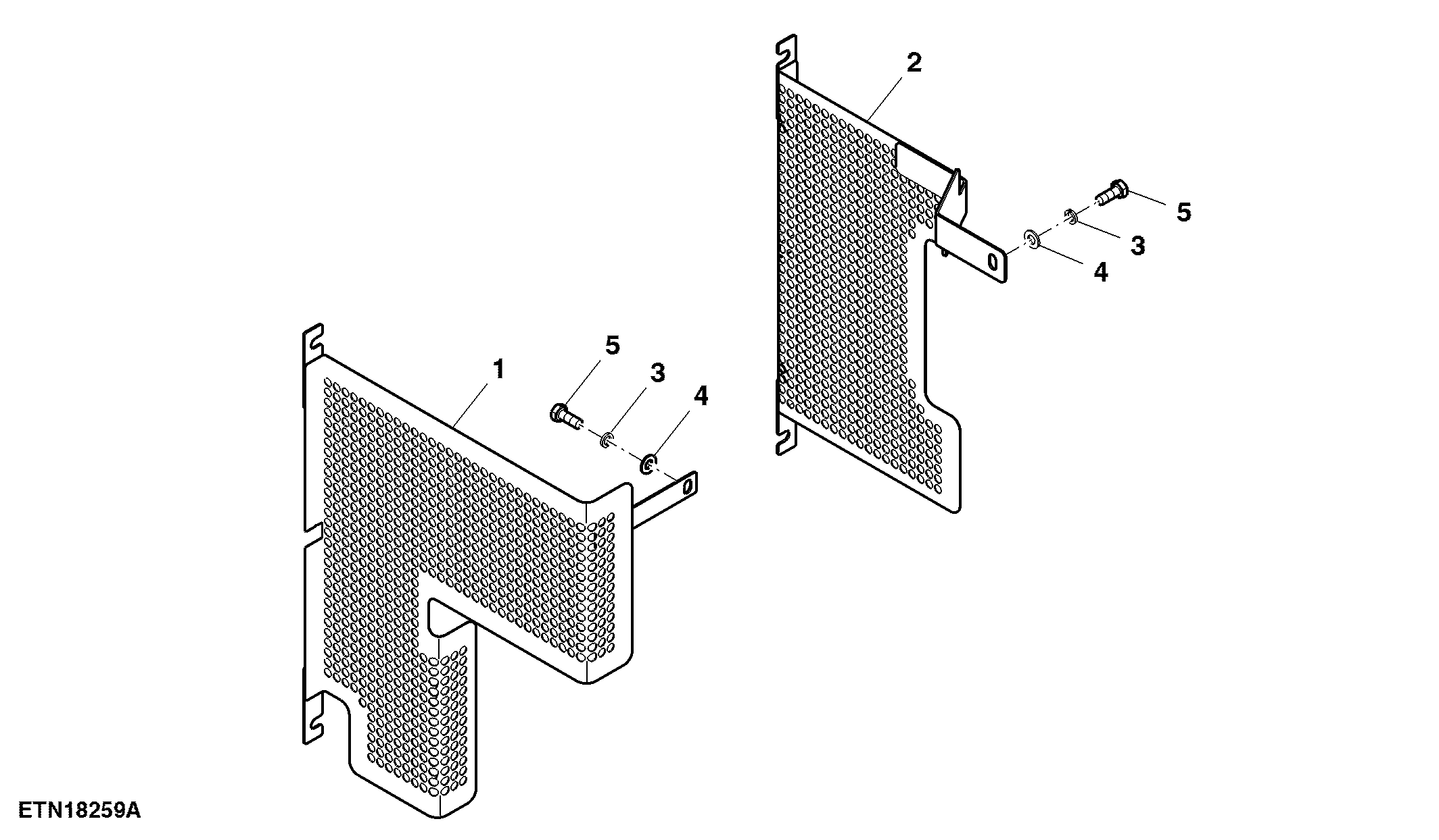 Engine Fan Shield Assembly, W/ Air Brake, Optional