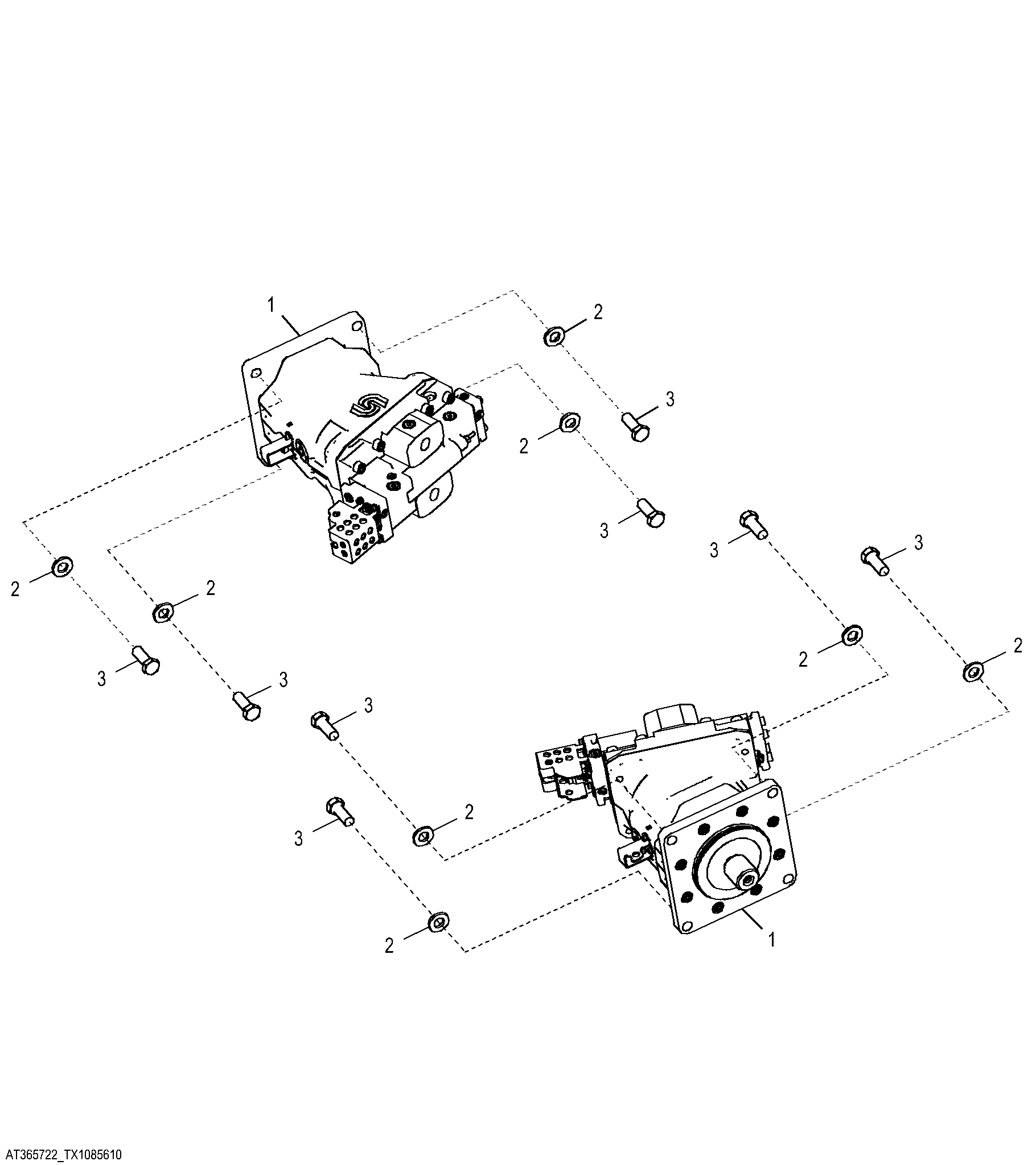 Hydrostatic Track Drive Motors