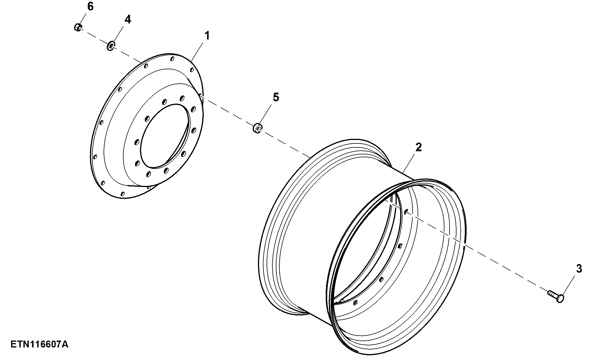 Front Wheels, 16 Position, W15 X R28 (510838 - )