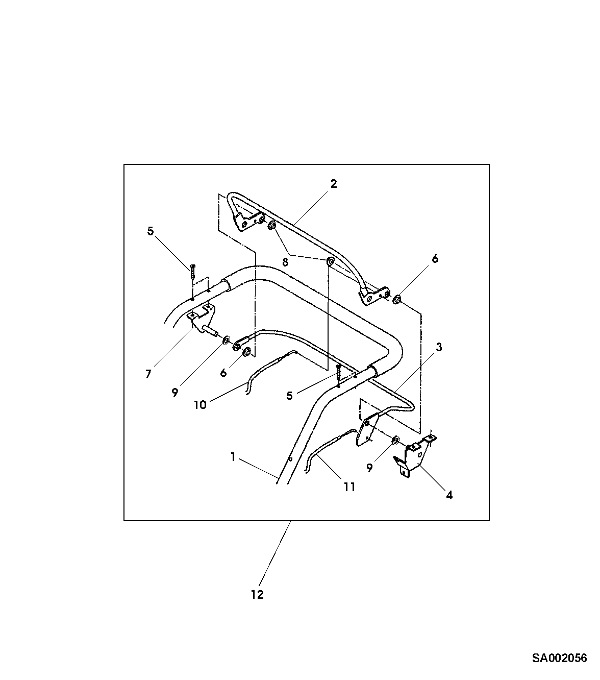 CONVERSION KIT - ENGINE START/DRIVE CONTROLS ON HANDLE