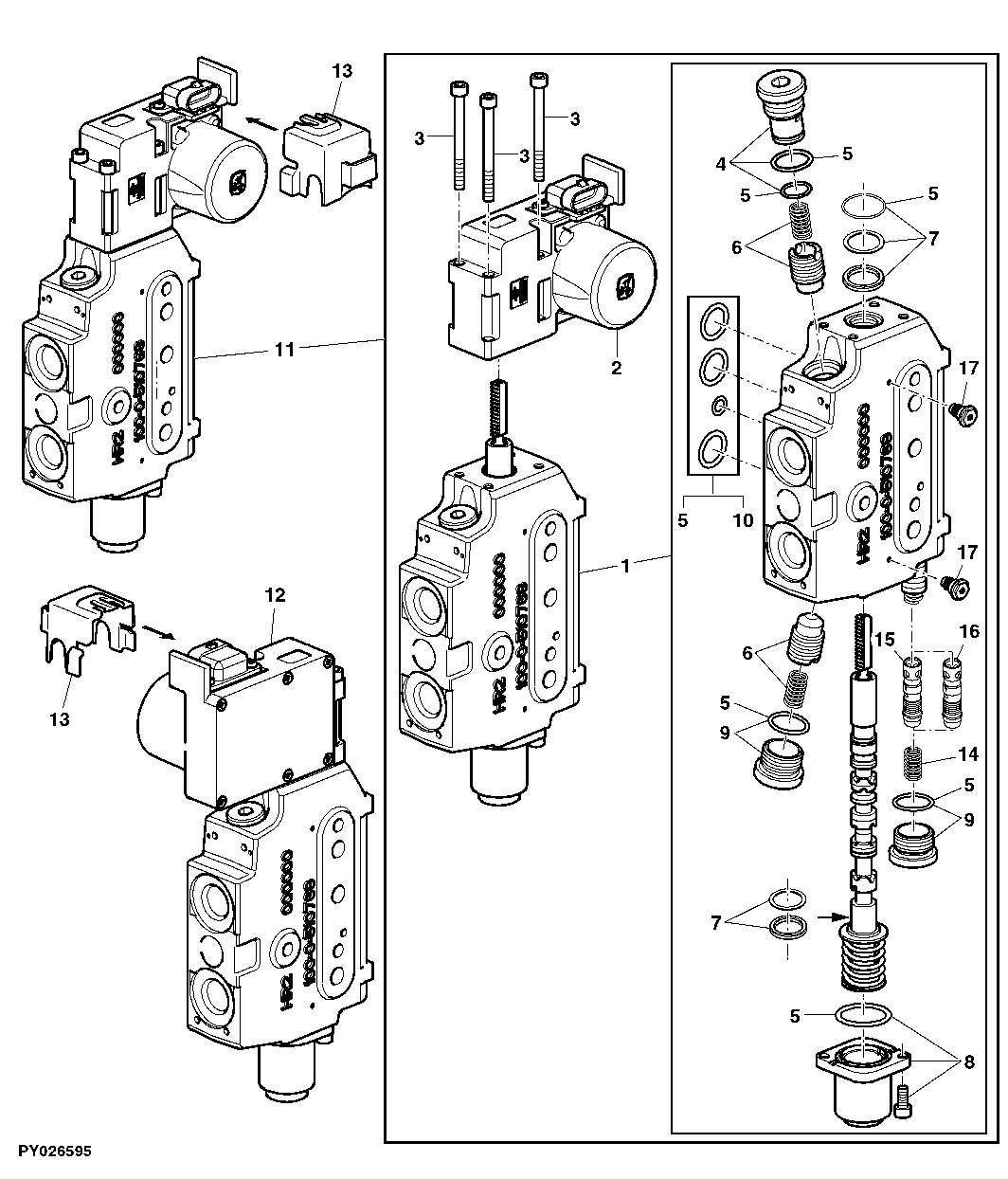FIELD INSTALLATION KIT - 350 SERIES ELECTR. OPERATED SELECTIVE CONTROL VALVE (E-SCV)