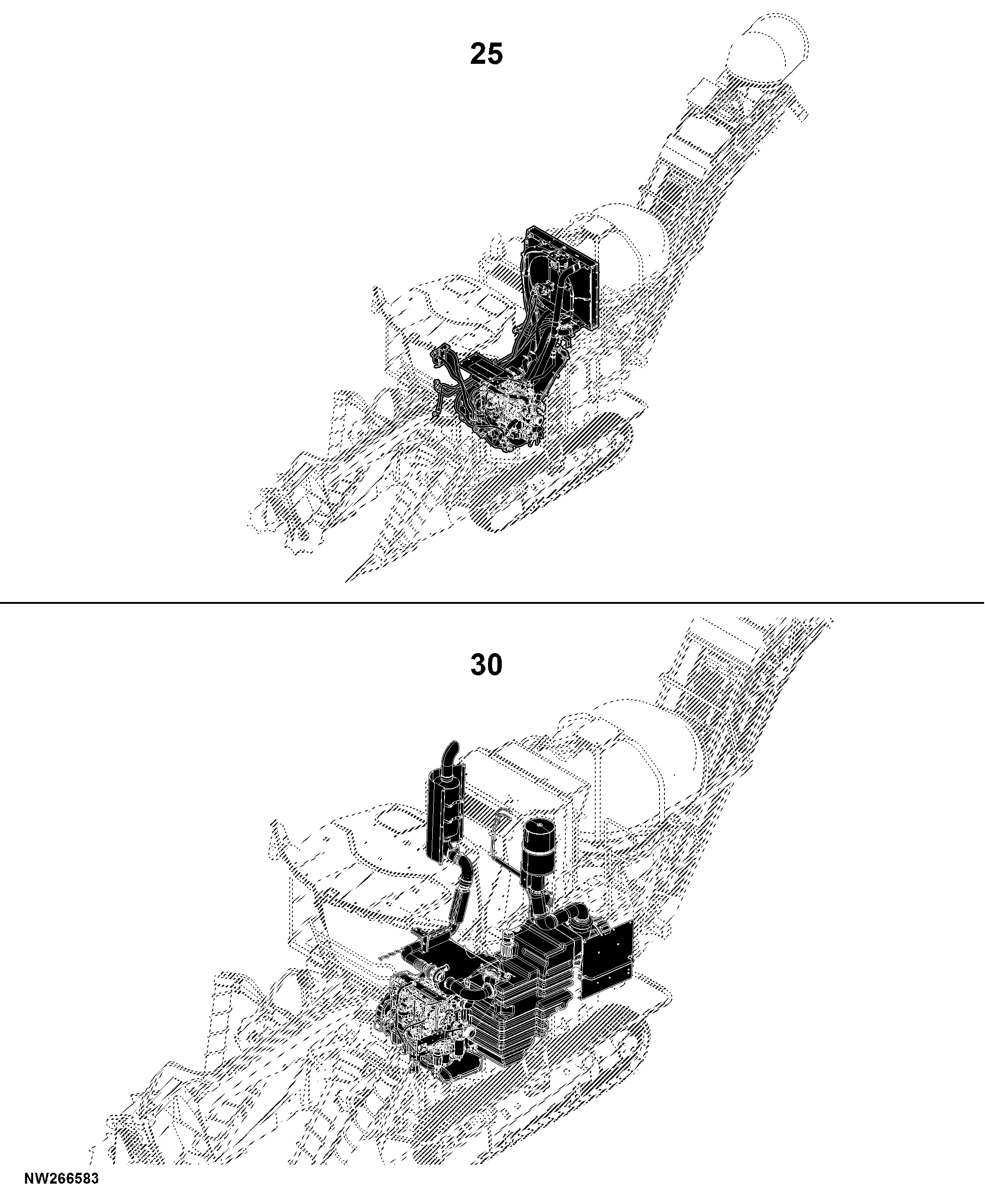 CH670 (Track) Sugarcane Harvester (Engine: 6090HNW02, 6090HNW04) South America Edition